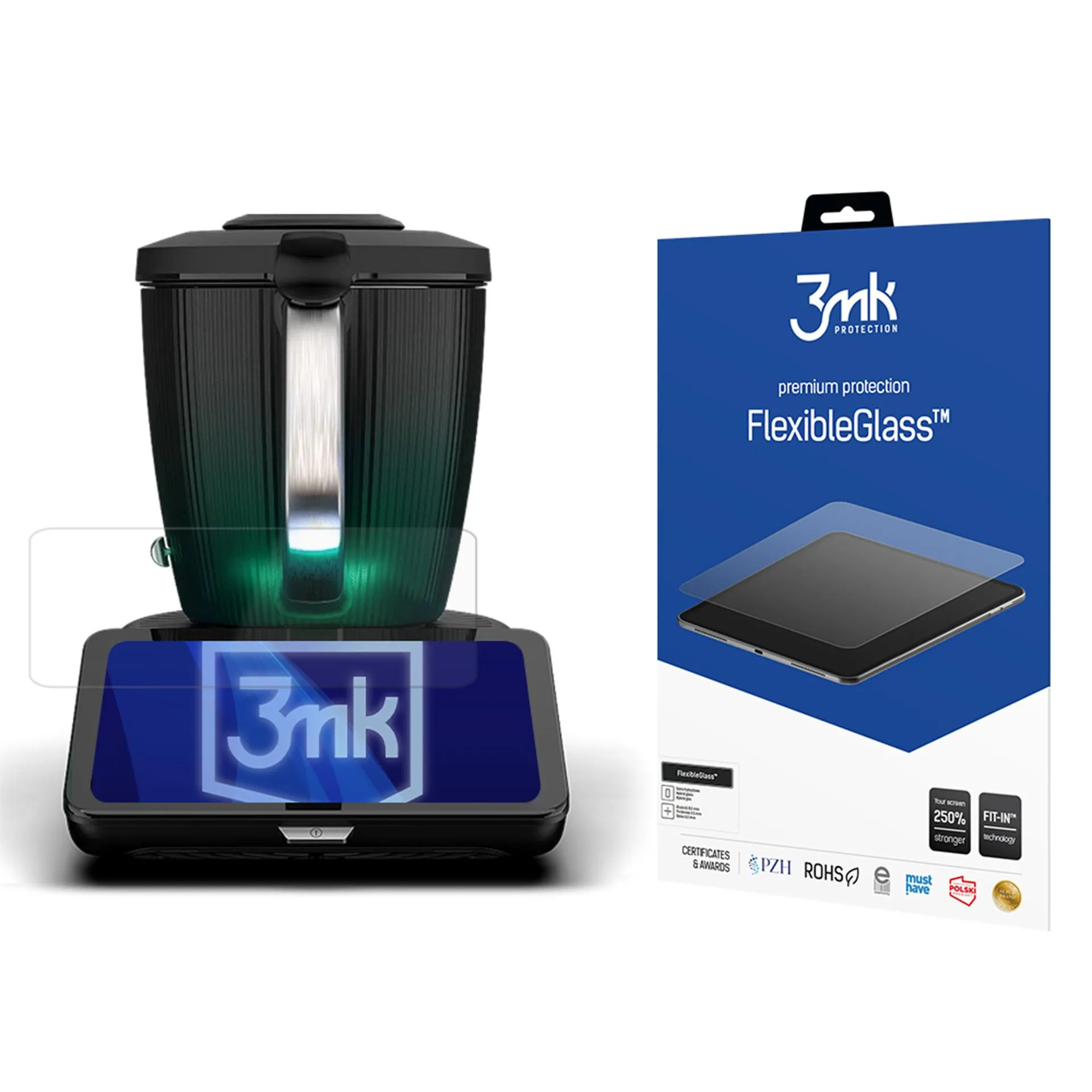 Szkło hybrydowe 3mk FlexibleGlass do Thermomix TM7