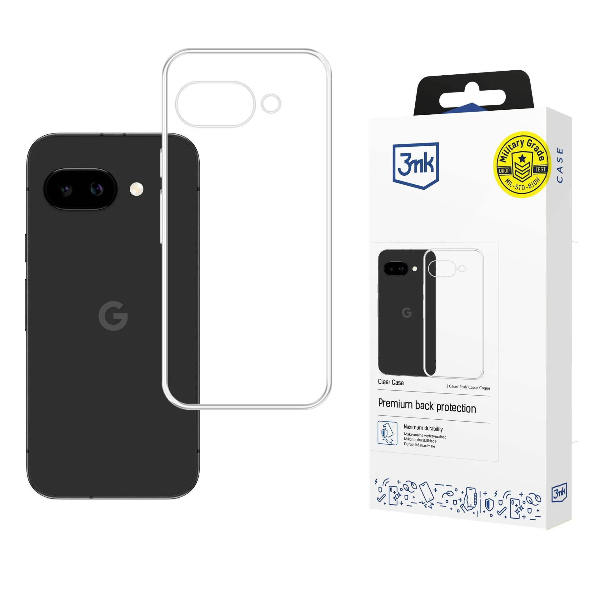 Etui 3mk Clear Case do Google Pixel 10A Przezroczysty