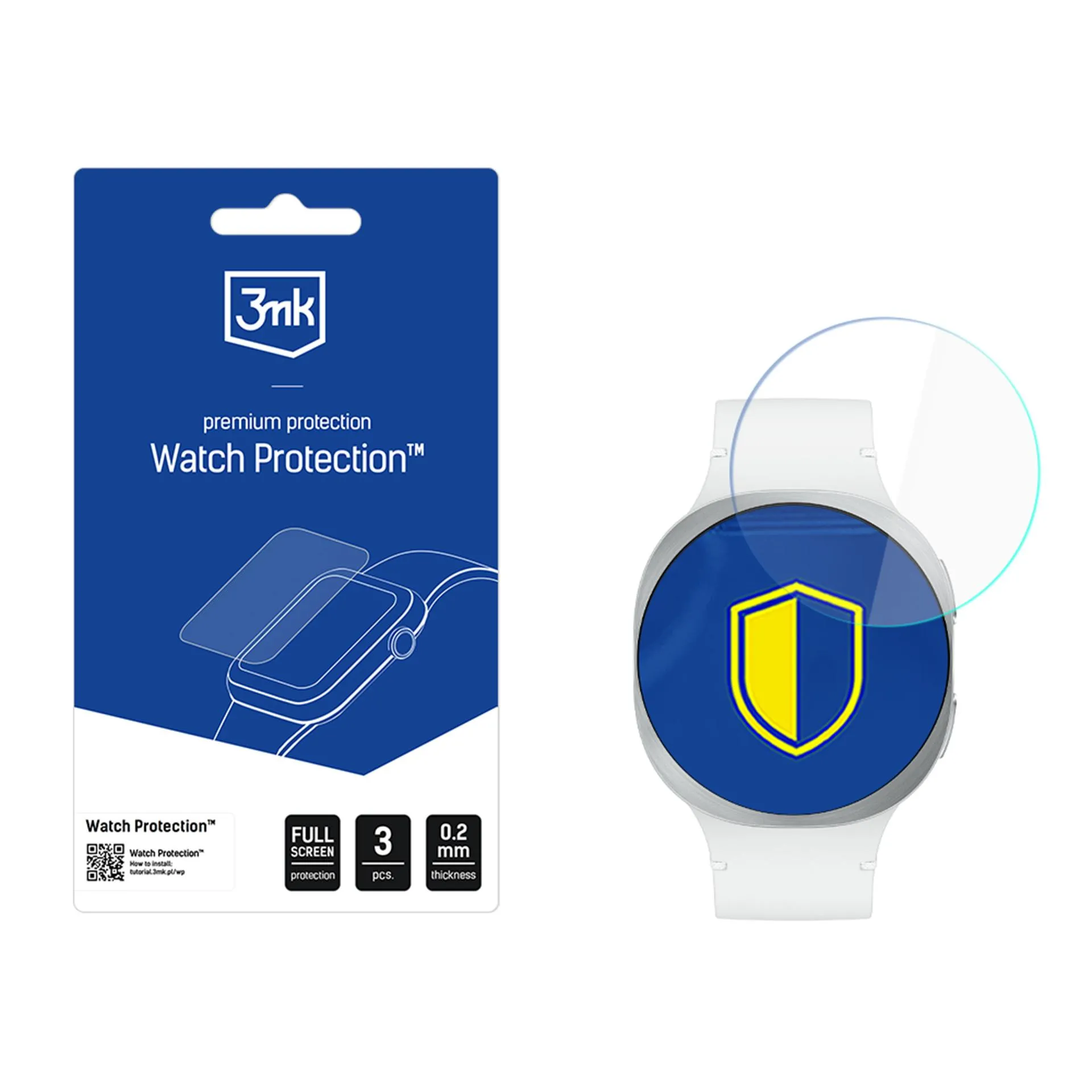 Szkło hybrydowe 3mk Watch Protection FlexibleGlass do Galaxy Watch 8 40mm