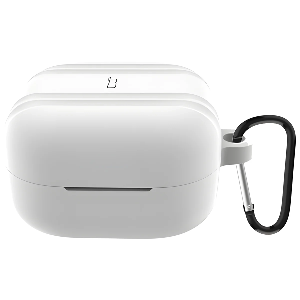 Etui na słuchawki Bizon Case Headphone Silicone do Galaxy Buds 4/4 Pro Biały