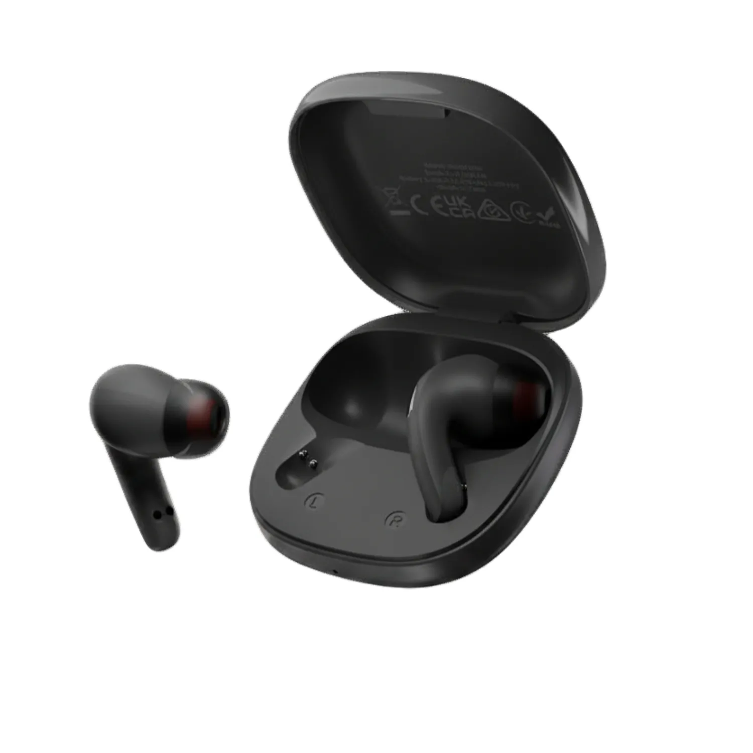Słuchawki bezprzewodowe HiFuture Sonic Core Dokanałowe z system 6 mikrofonów oraz ANC + ENC Bluetooth 5.4 Szary