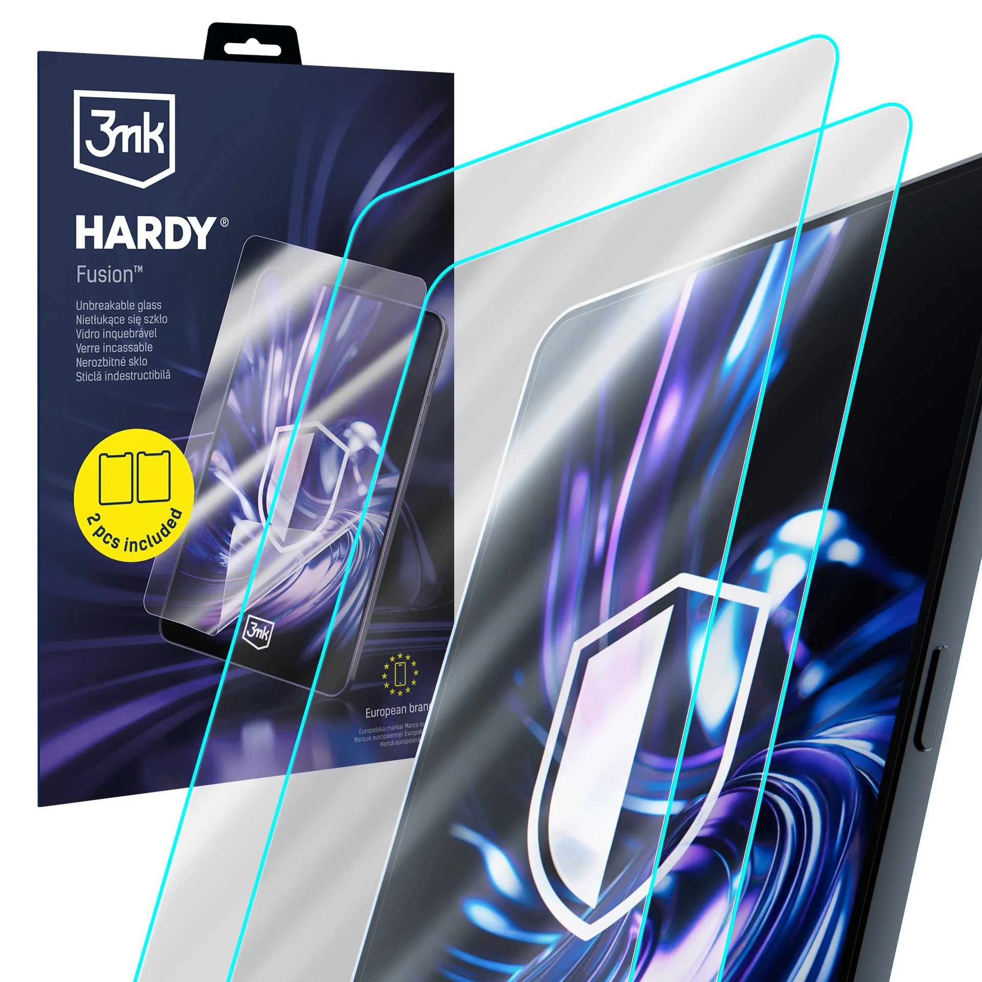 Szkło hybrydowe 3mk Hardy Fusion do iPad Air 4/5 gen