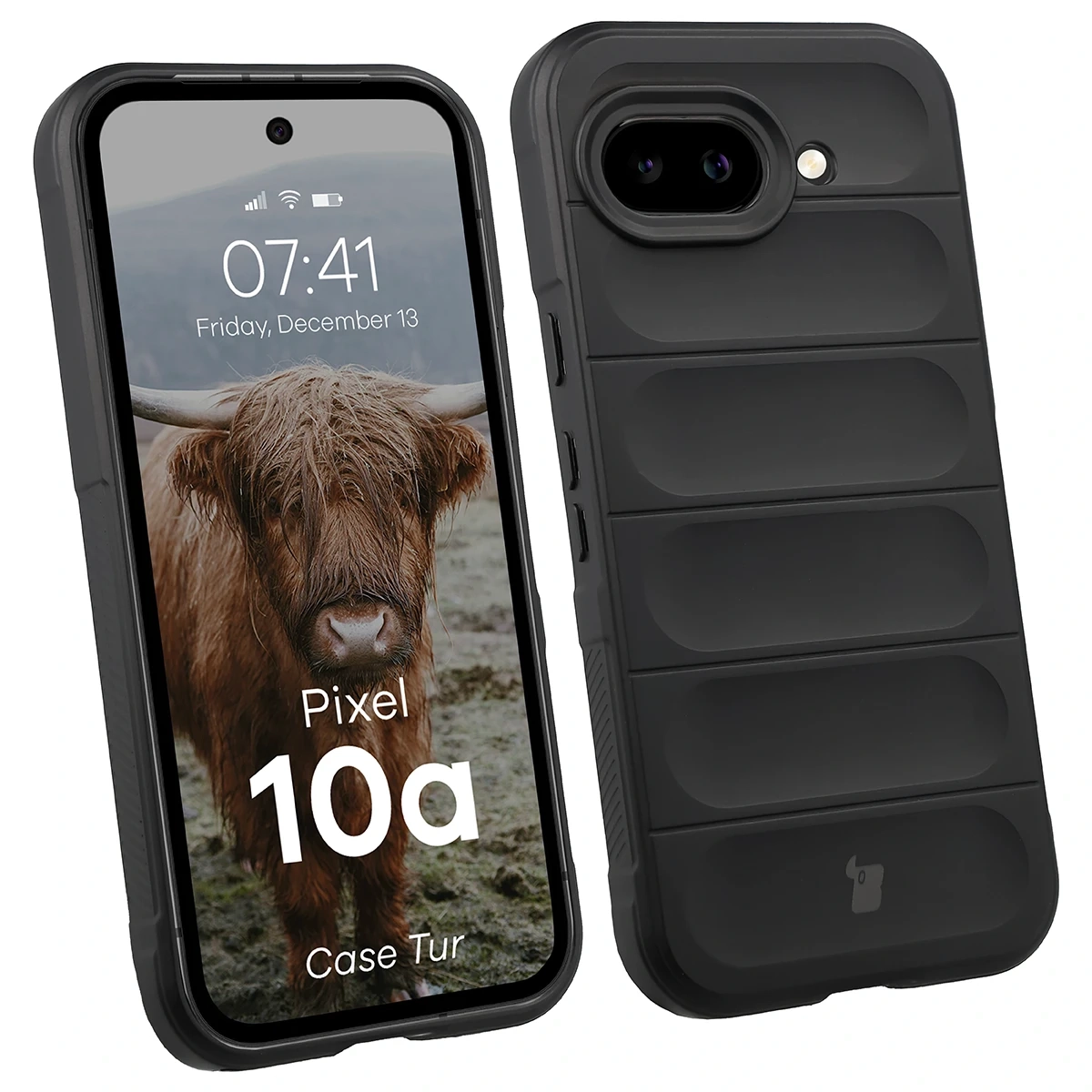 Etui Bizon Case Tur do Google Pixel 10a Czarny