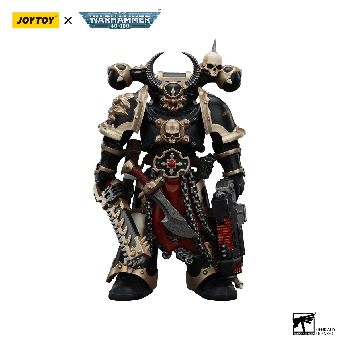 Figurka Joy Toy Warhammer 40k Chaos Space Marines Black Legion Chosen with Combi-melta and chainsword