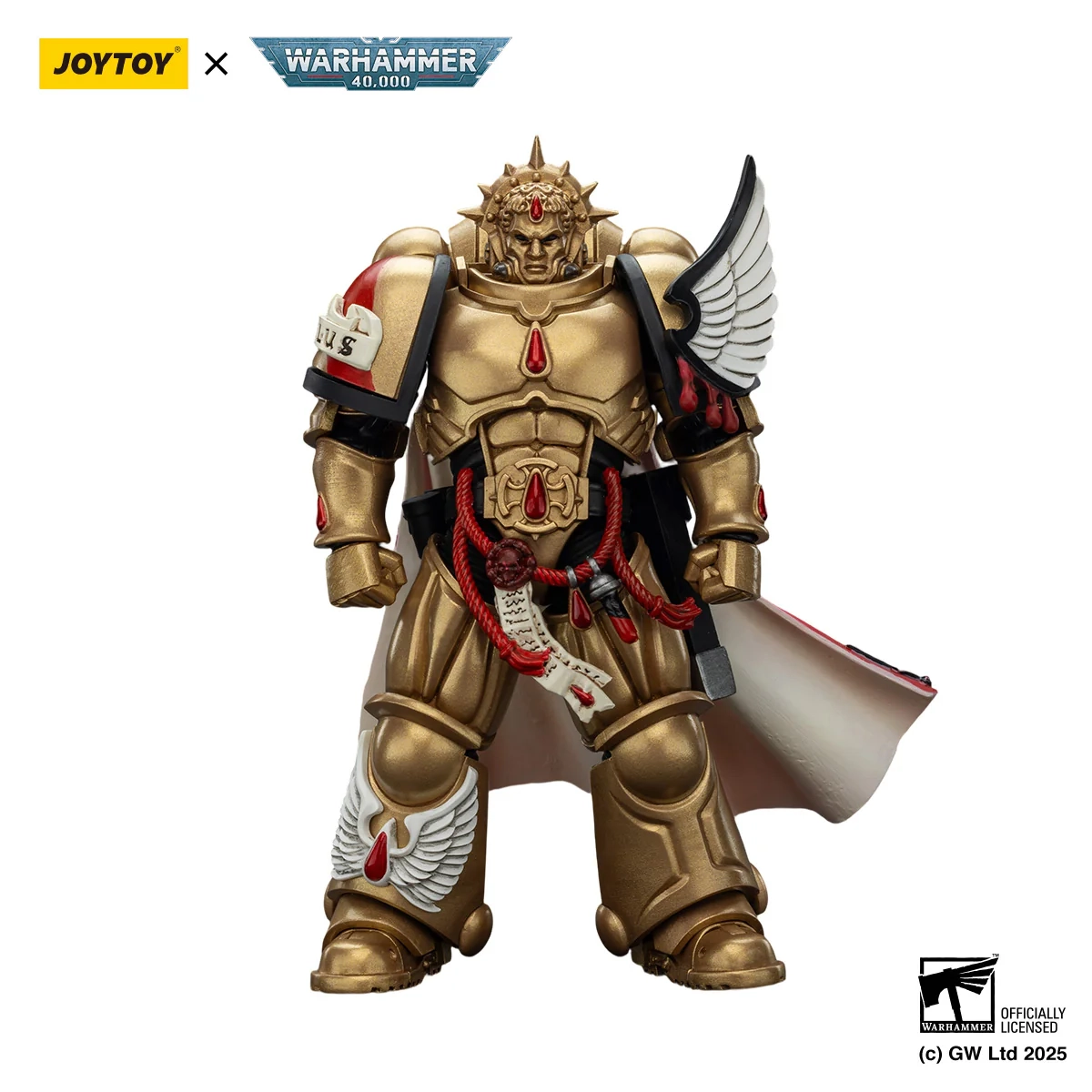 Figurka Joy Toy Warhammer 40k Blood Angels Captain with Heavy Bolt Pistol & Power Sword