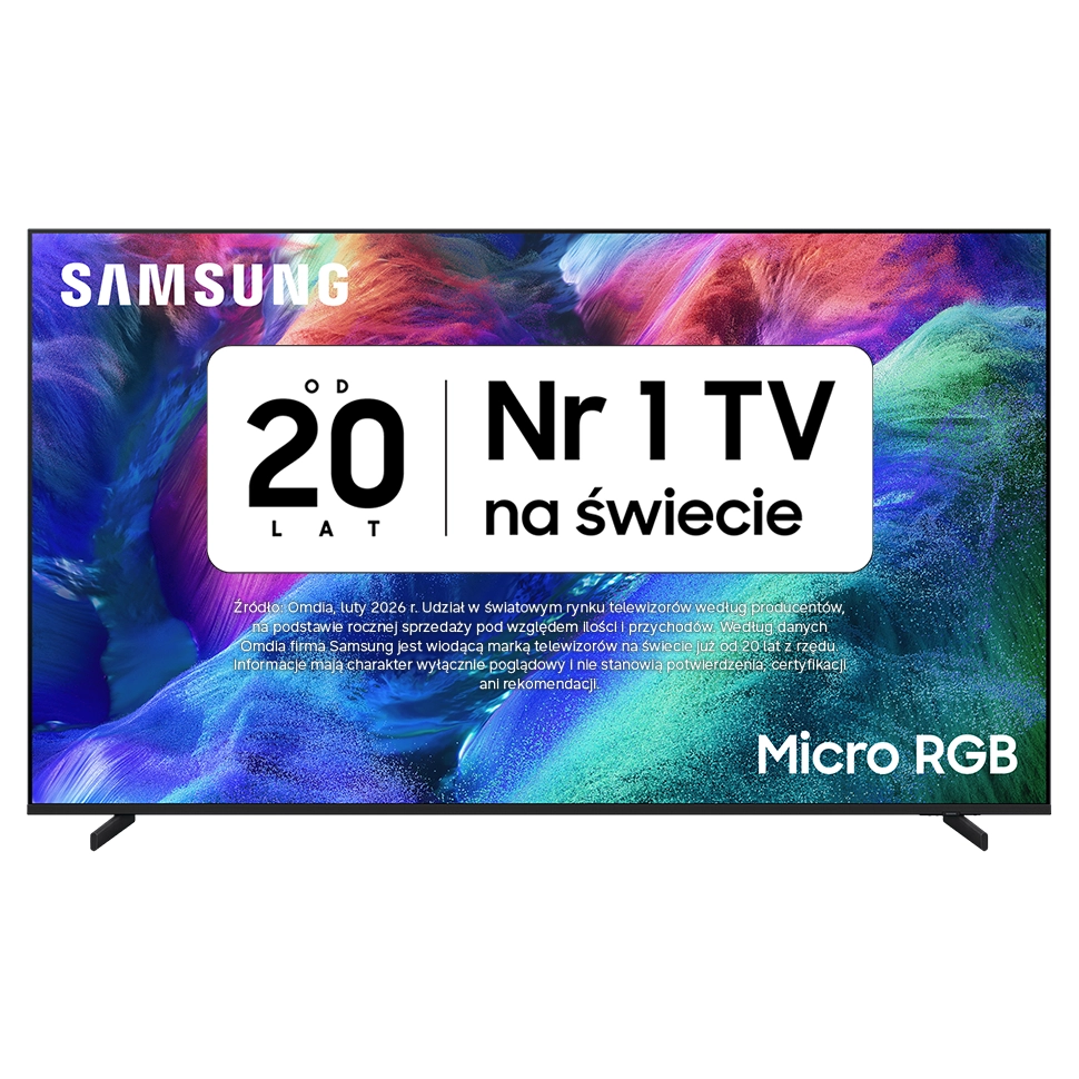 Telewizor Samsung MRE55R86HAU 55" Micro RGB 4K 144Hz Vision AI Tizen Dolby Atmos HDMI 2.1 DVB-T2
