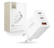 Tech-Protect C30W PD QC3.0 2x USB-C USB-A 30W Biały