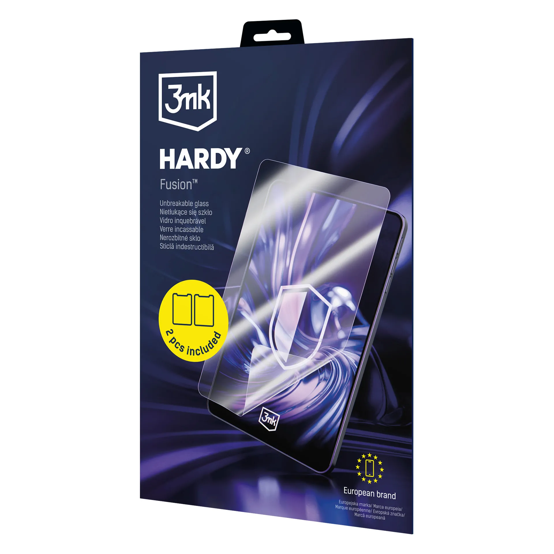 Szkło hybrydowe 3mk up to 11" Hardy Fusion do Apple iPad 10.2" 8/9 gen