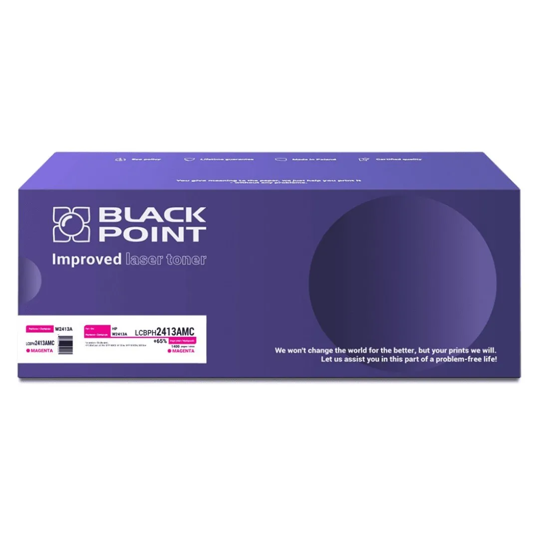 Toner Black Point LCBPH2413AMC (zamiennik W2413A) Purpurowy