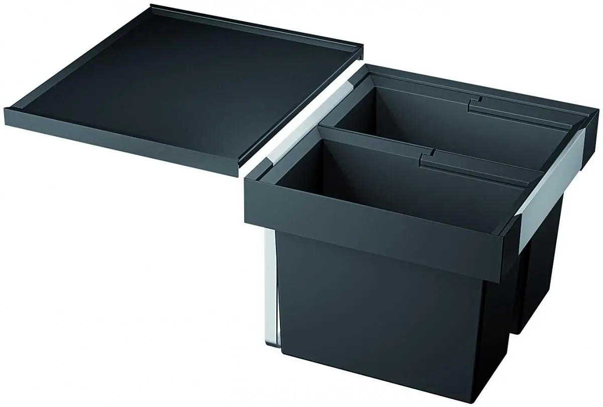 Sortownik odpadów Blanco FLEXON II 50/2 + pokrywa systemowa 521469 2x19l