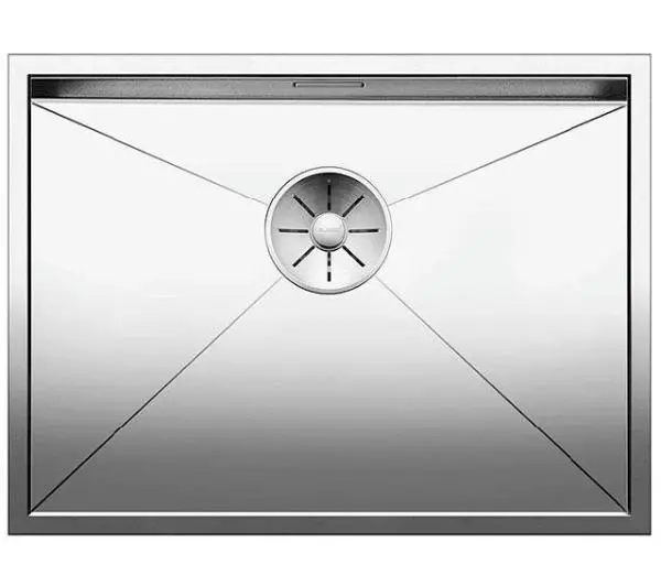 Blanco ZEROX 550-U 521591 Stalowy Srebrny