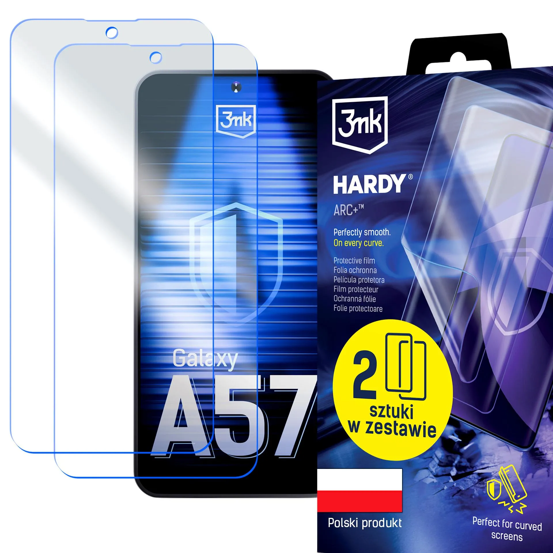 Folia ochronna 3mk Hardy ARC+ 2szt do Samsung Galaxy A57