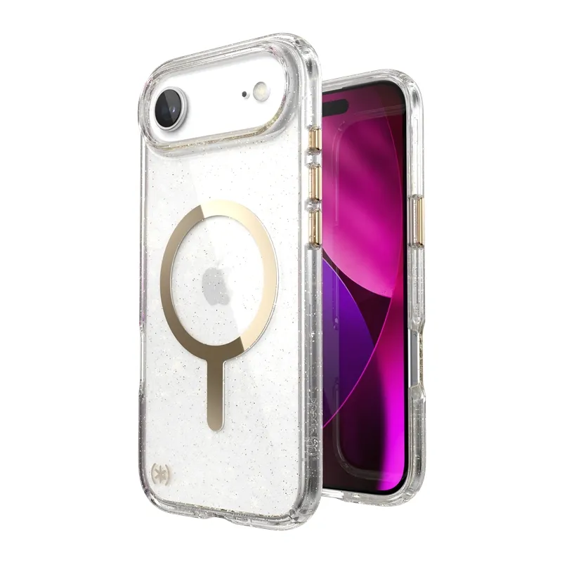 Etui Speck Presidio Lux MagSafe do iPhone Air Przezroczysto-Złoty