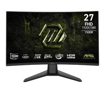 Monitor MSI MAG 274CF X24 27" Ful HD Rapid VA 240Hz 0,5ms GTG Zakrzywiony Gamingowy