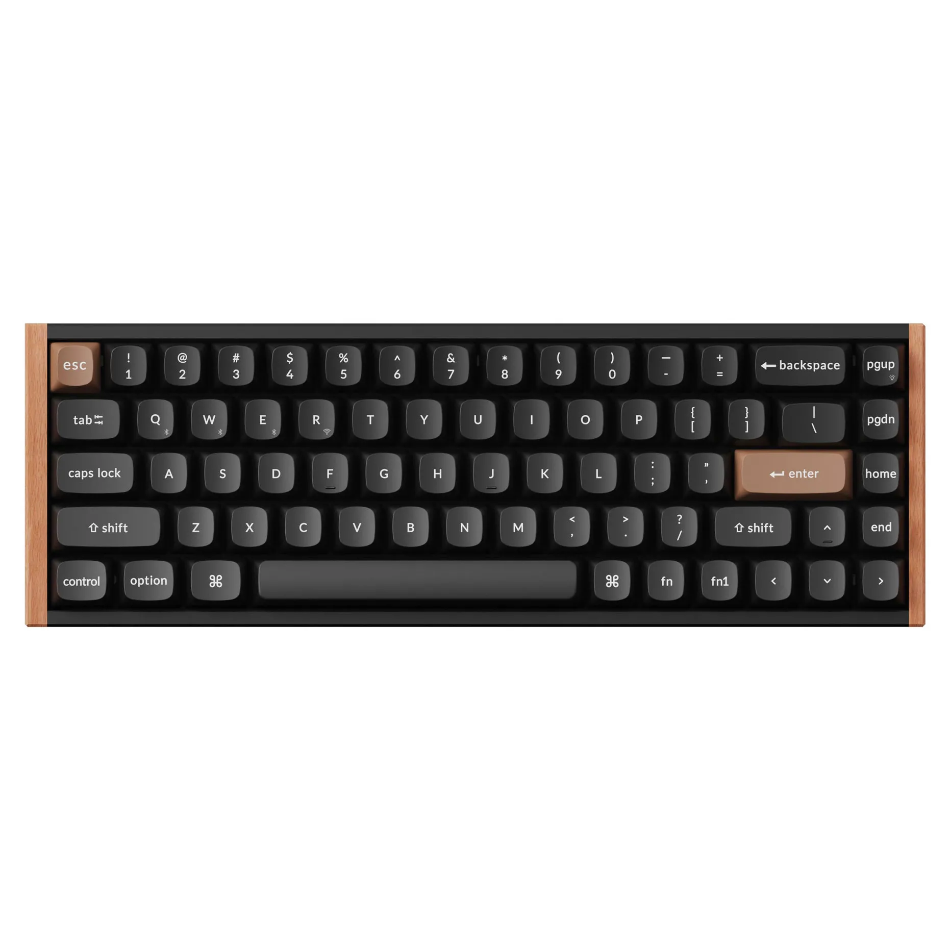 Klawiatura magnetyczna Keychron K6 HE Special Edition Czarno-Brązowy