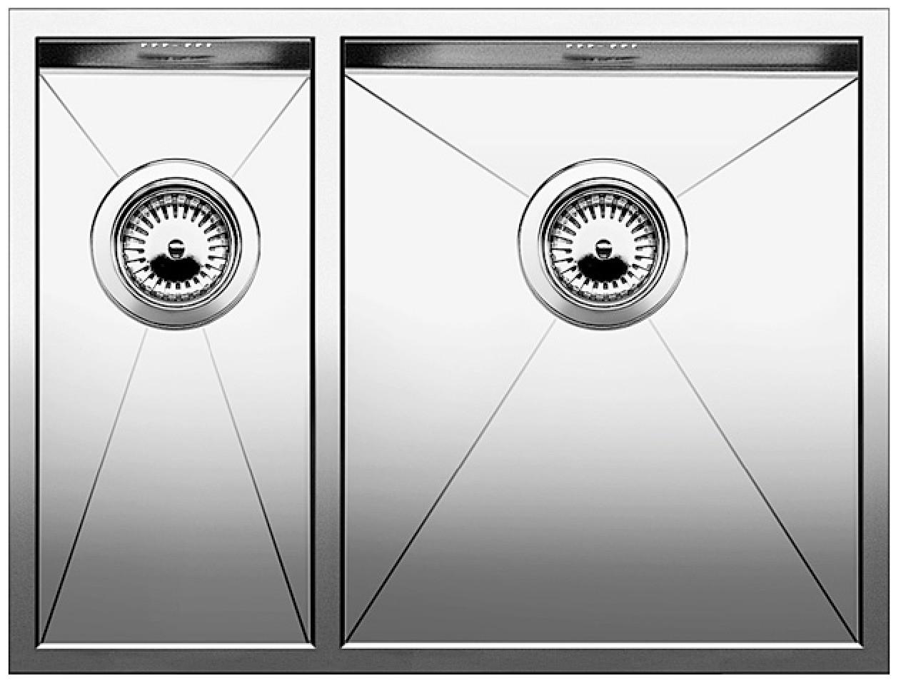 Zlewozmywak Blanco Z-STYLE 340/180-U 522255 - stalowy - do podbudowy