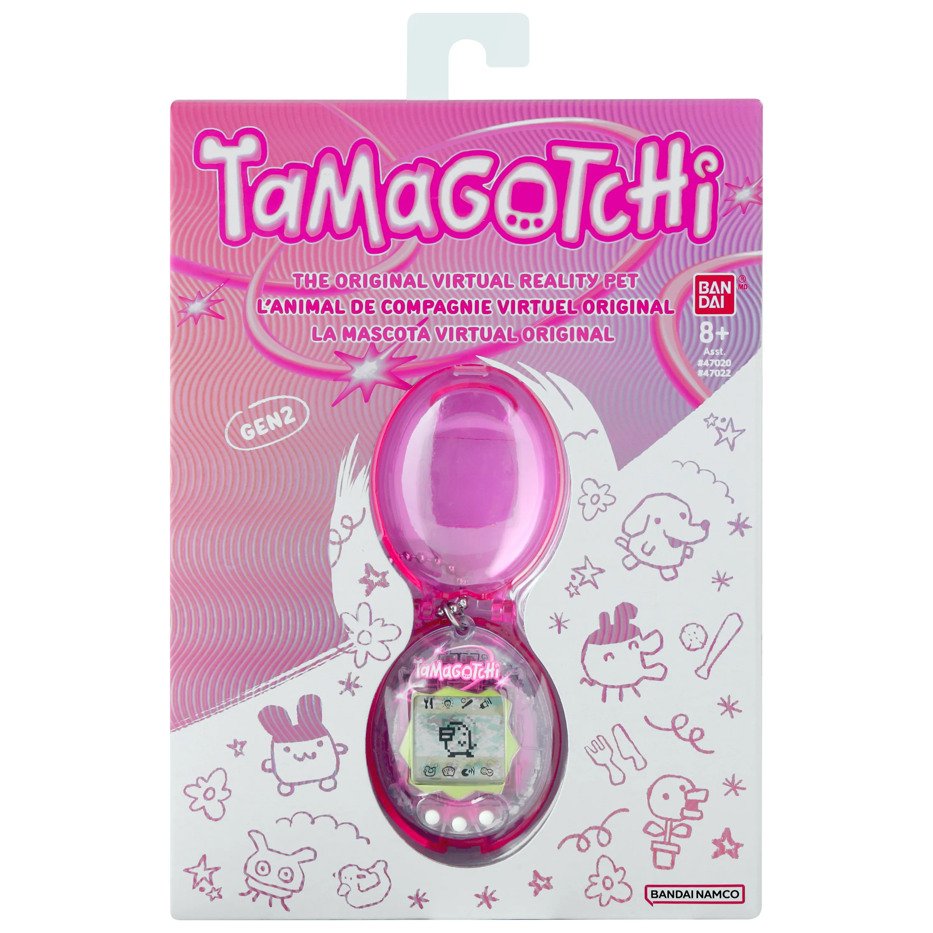Konsola Bandai Tamagotchi Gen2 Case Pink
