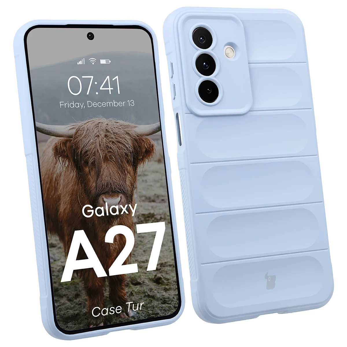 Etui Bizon Case Tur do Galaxy A27 5G Jasnoniebieski
