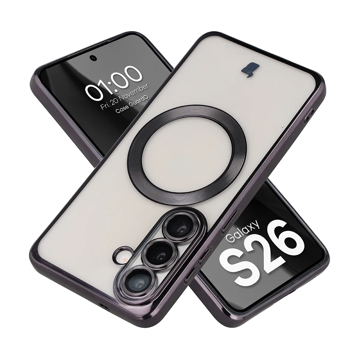 Etui Bizon Case GuardO do Galaxy S26 Czarny