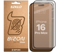 Bizon matowe Glass Matte Duo do iPhone 16 Pro Max 2 sztuki