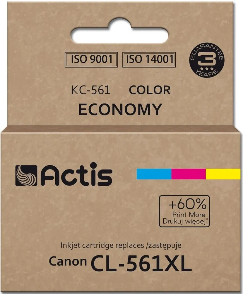Tusz Actis KC-561 (zamiennik CL-561XL) Kolor 18 ml