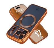 Bizon Case GuardO do iPhone 17 Pro Pomarańczowy