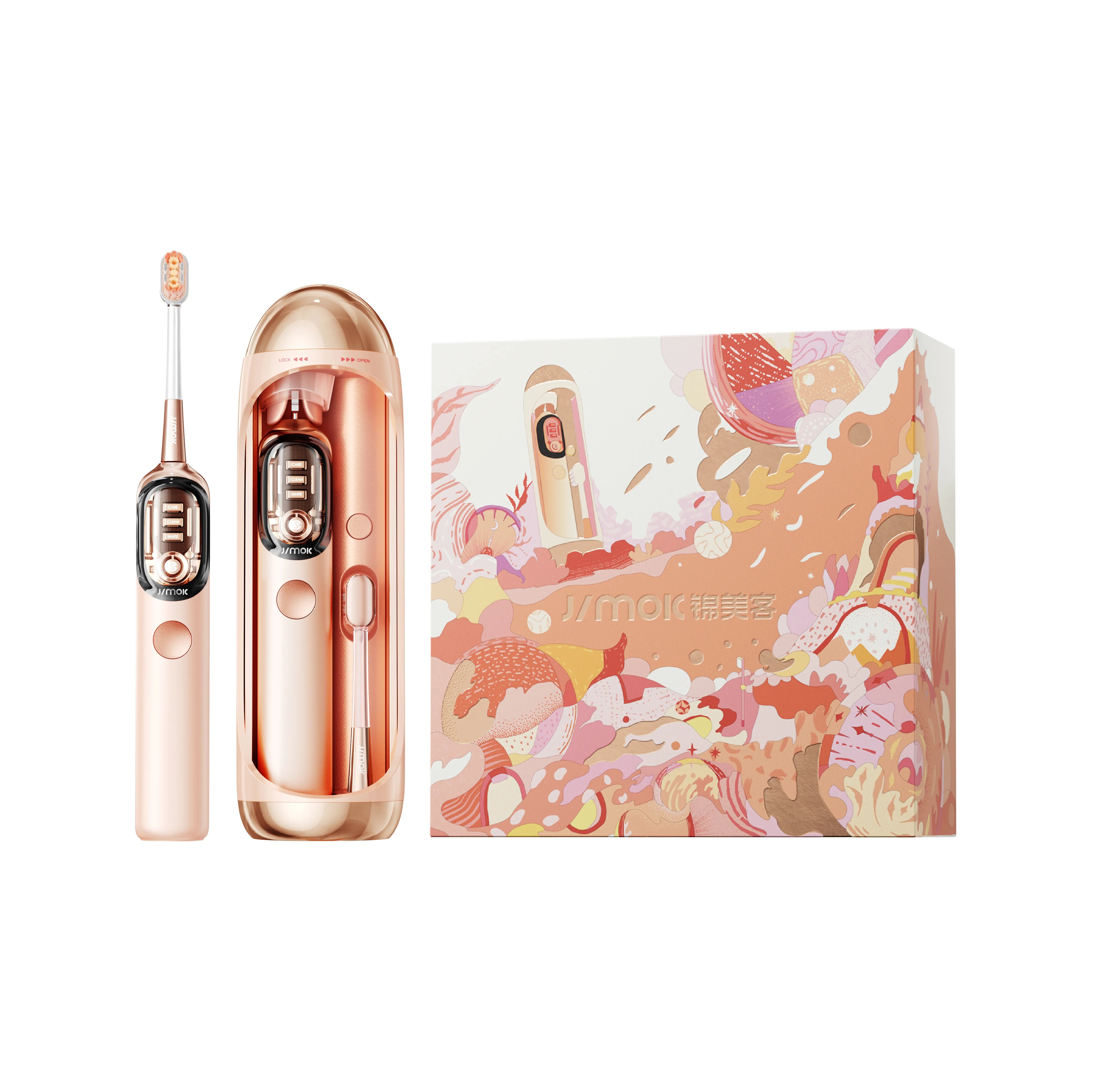 Szczoteczka soniczna Jimok J7 Pro Dream Mirror Pink
