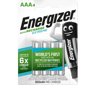 Akumulatorki Energizer Extreme AAA 800mAh 4szt.