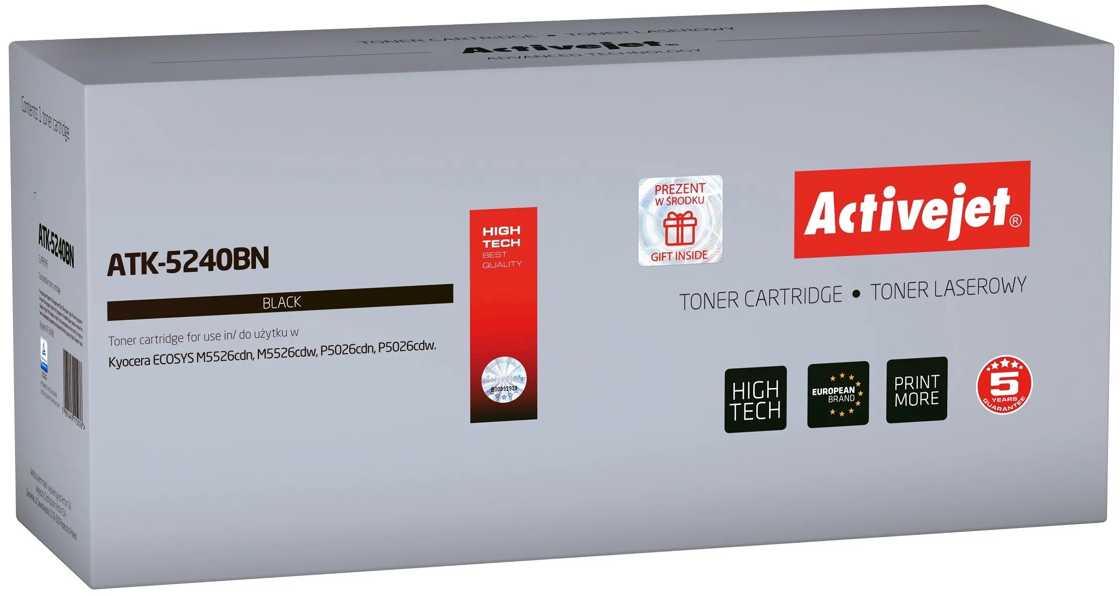 Toner ActiveJet ATK-5240BN (zamiennik TK-5240K) Czarny
