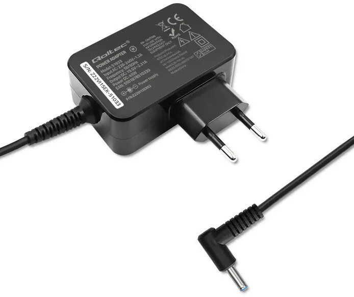 Zasilacz do laptopa Qoltec HP 51033 45W 19.5V Czarny