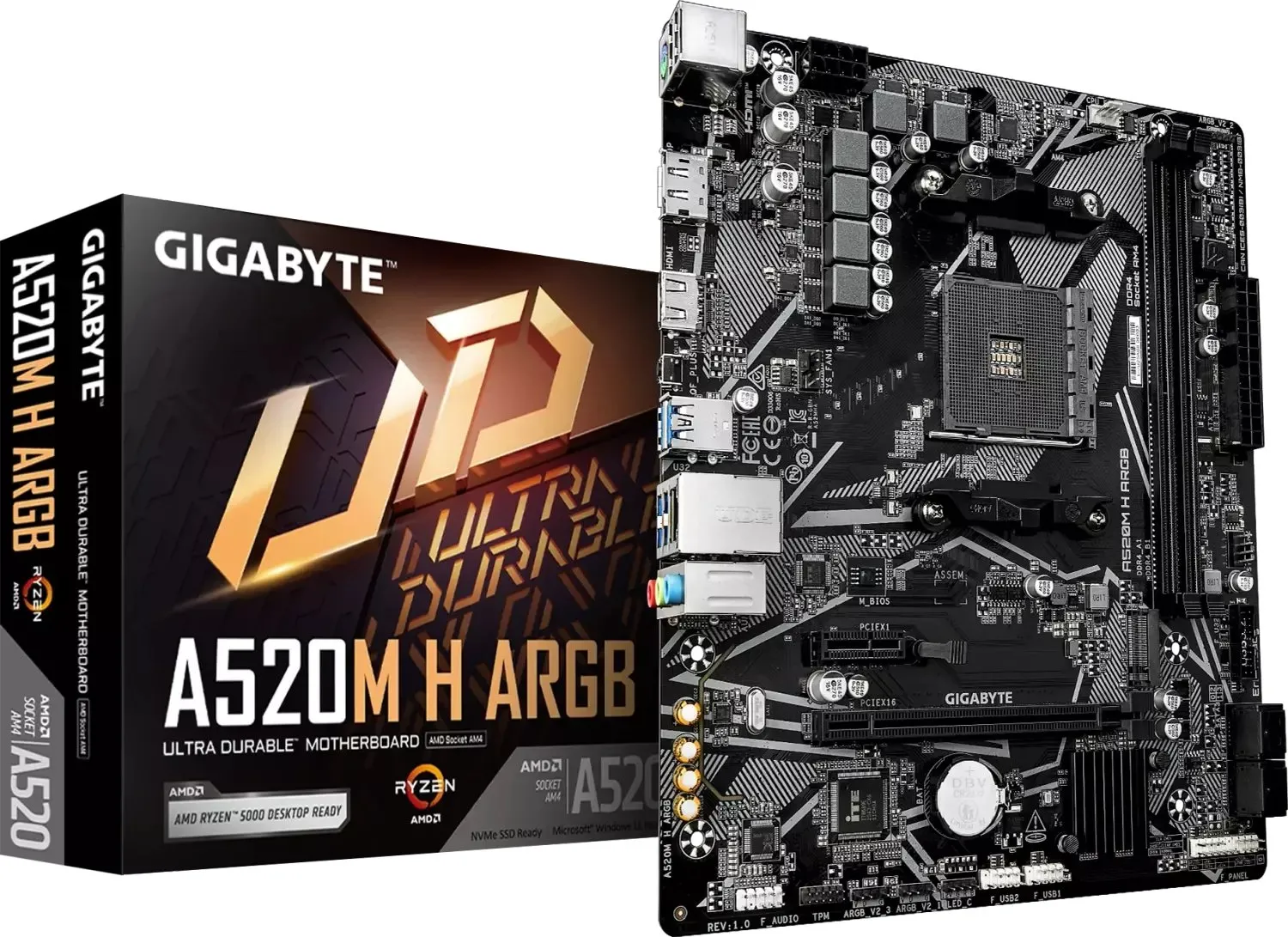 Płyta główna Gigabyte A520M H ARGB
