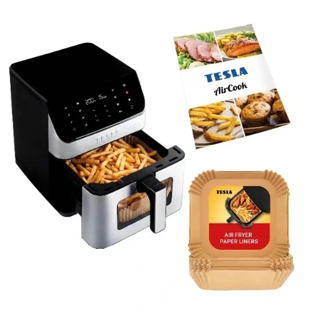 Air fryer Tesla AirCook DualHeat QD65 XXL 2100W 6,5l