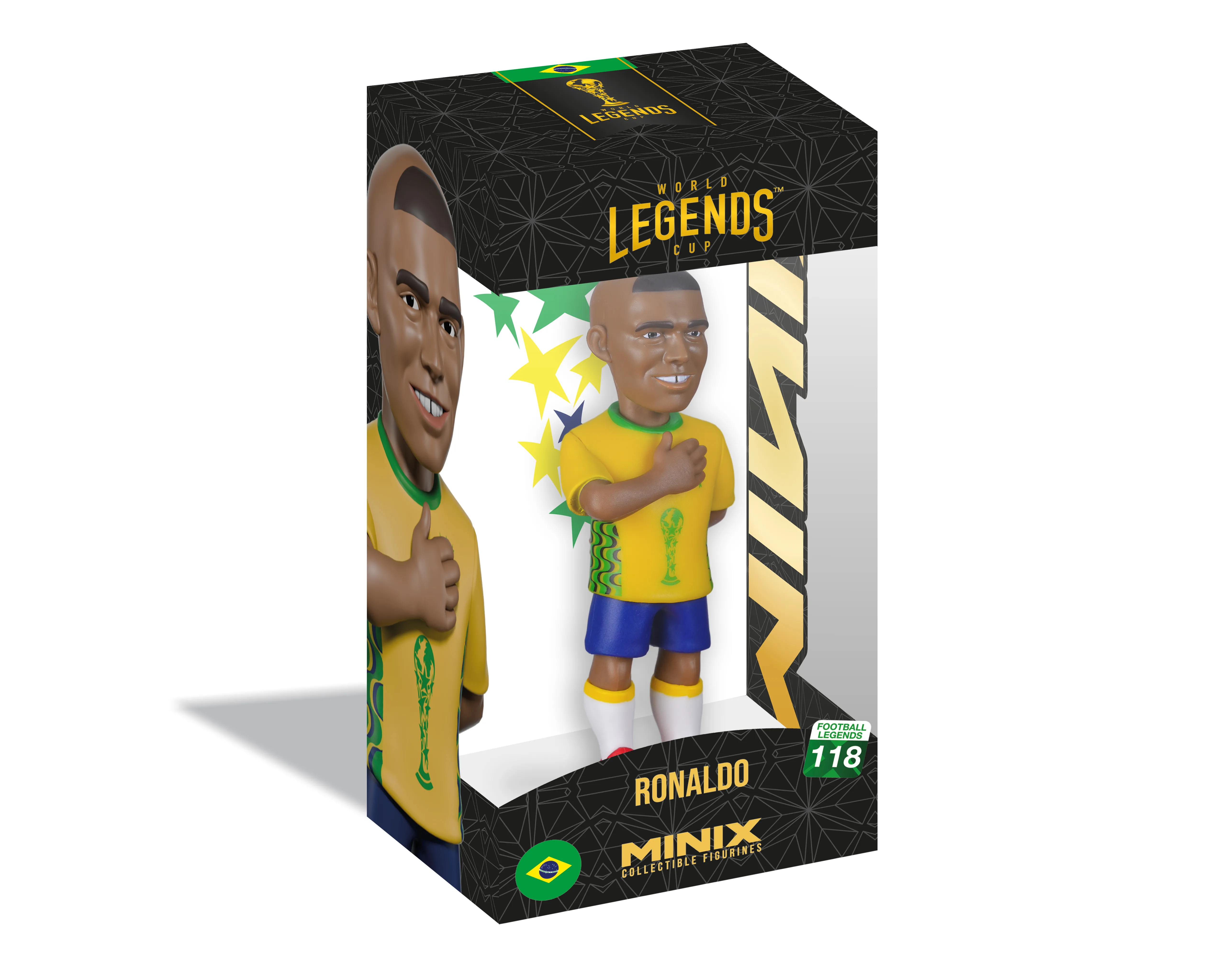 Figurka Minix World Legends Cup Ronaldo Nazário (Brazylia)