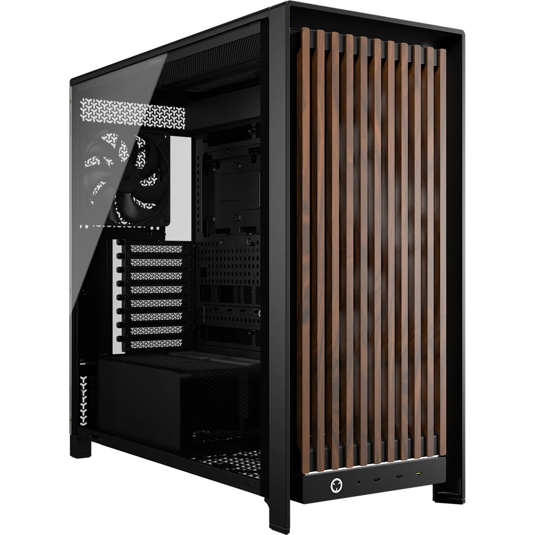 Obudowa Corsair Frame 5000D Wood RS Czarno-brązowy