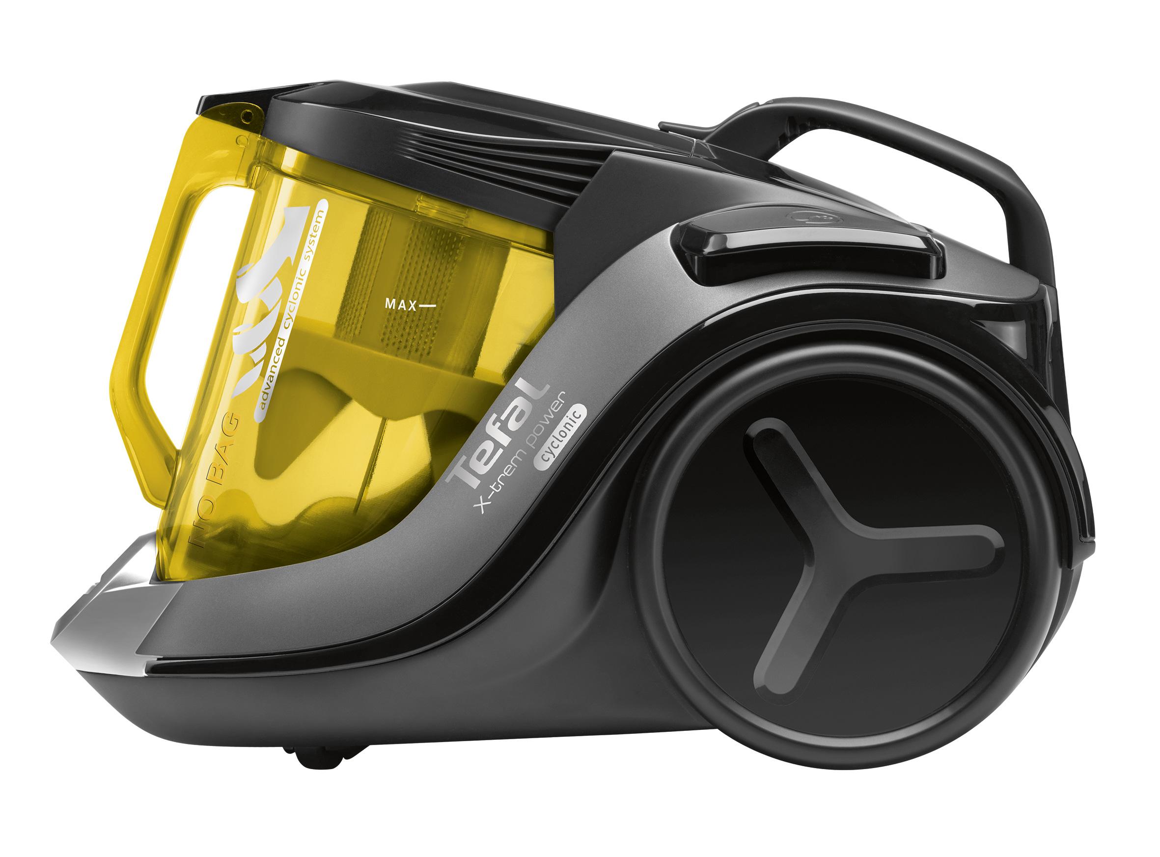 Odkurzacz Tefal Xtrem Power Cyclonic TW6984 - mini turboszczotka - szczotka do parkietów - szczotka do sierści zwierząt