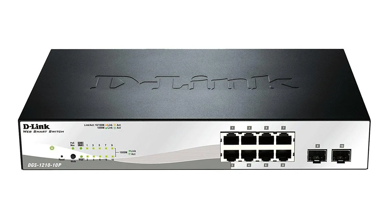 Switch D-Link DGS-1210-10P Czarny
