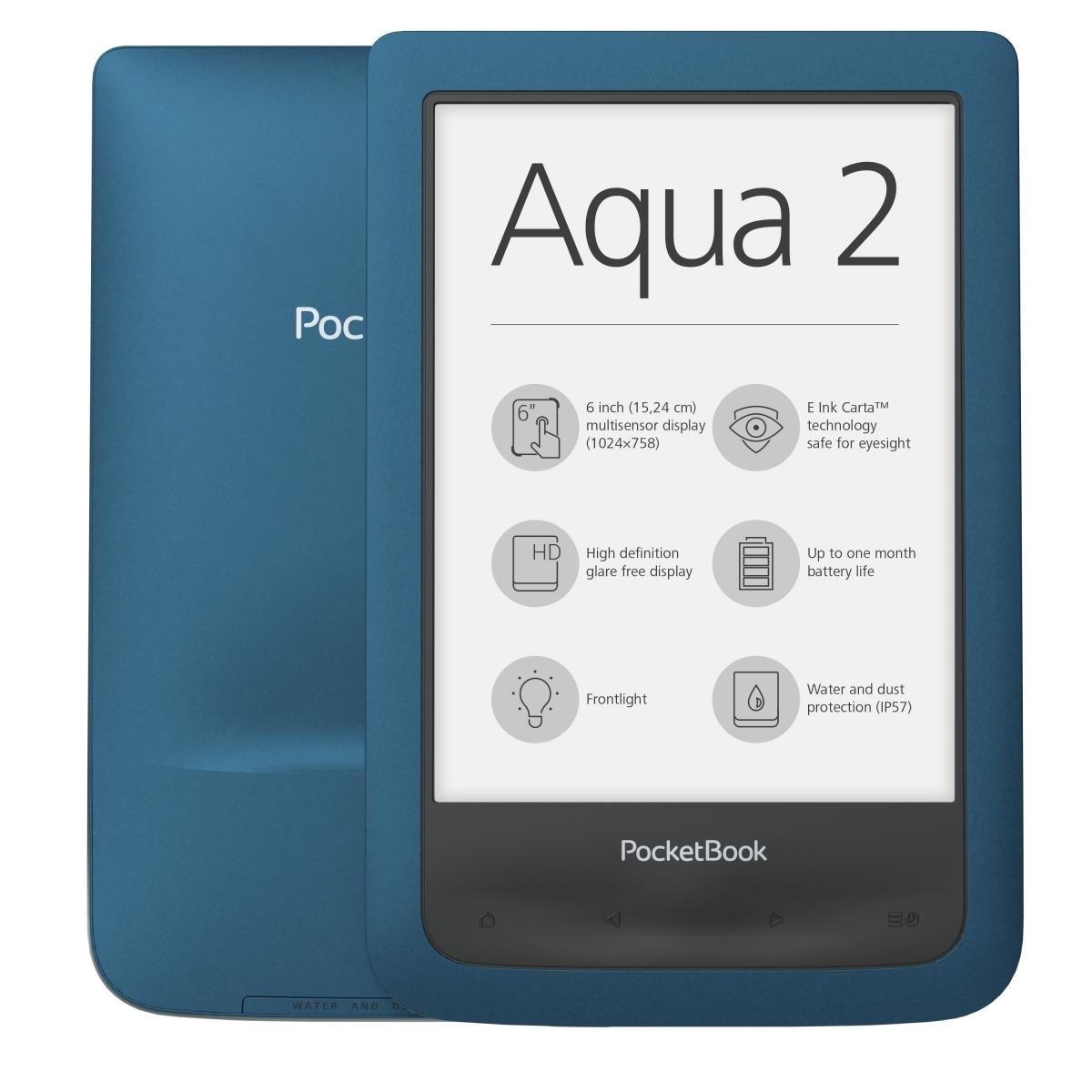 Czytnik E-booków Pocketbook Aqua 2 (lazurowy)
