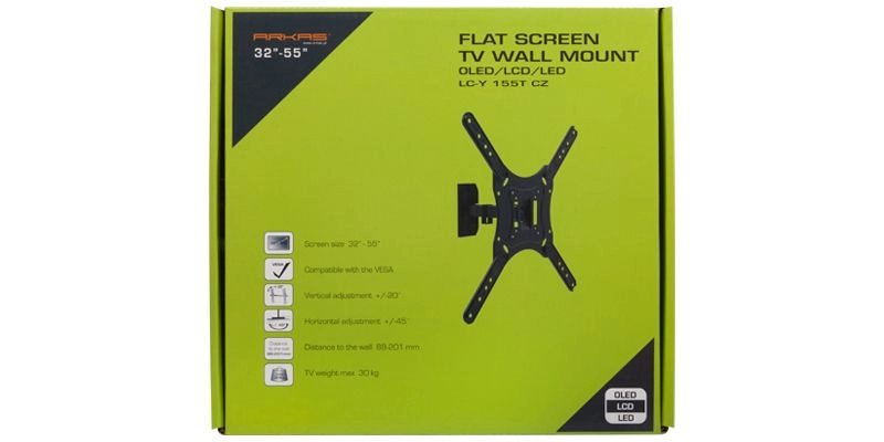 Uchwyt Arkas LCY 155T CZ od 32" do 55" Max 30kg