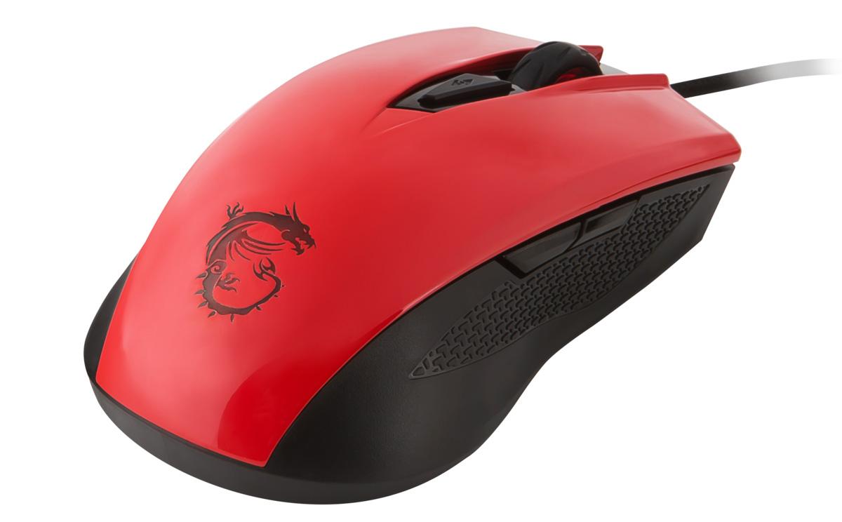 Myszka MSI Clutch GM40 (czerwona)