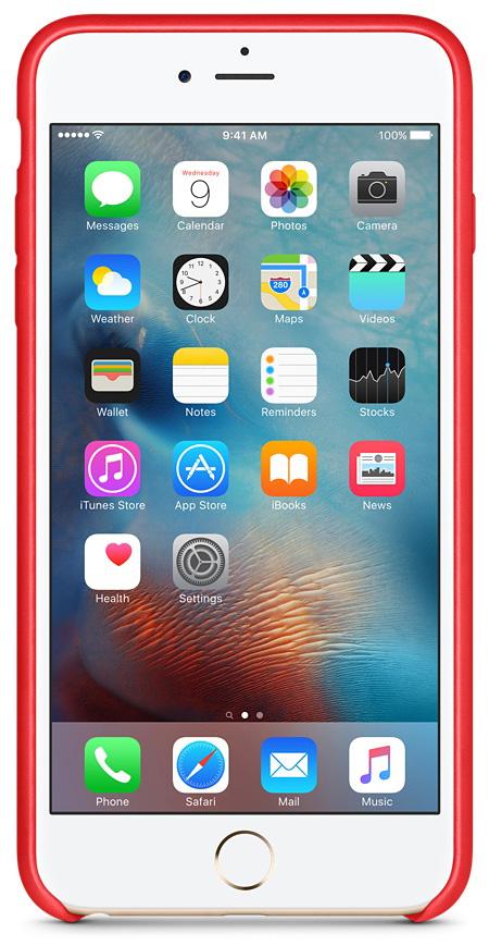 Etui Apple Leather Case do iPhone 6 Plus/6s Plus MKXG2ZM/A (czerwony)