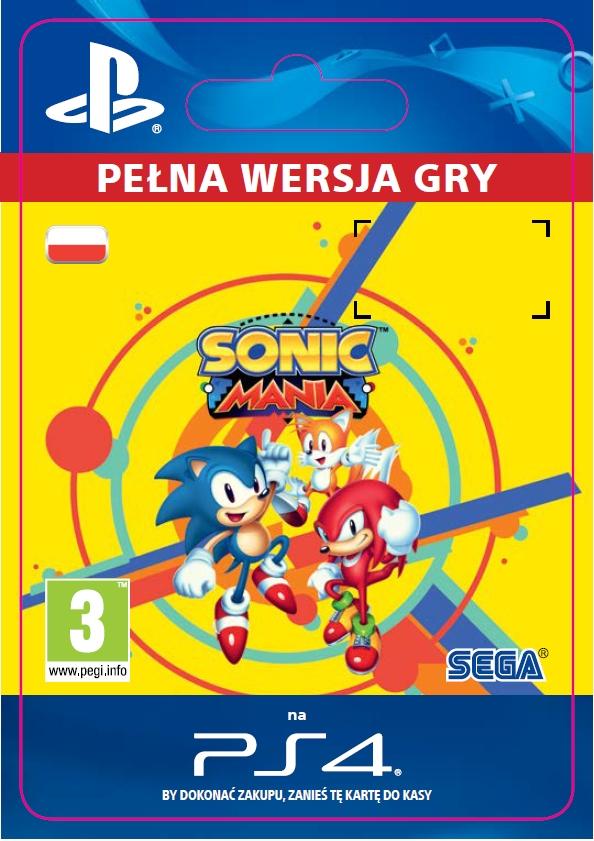 Sonic Mania [kod aktywacyjny] Gra na PS4 (Kompatybilna z PS5)