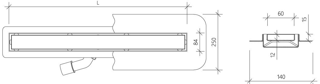Wiper Premium Pure 700 (polerowany) bez mankietu i nóżek