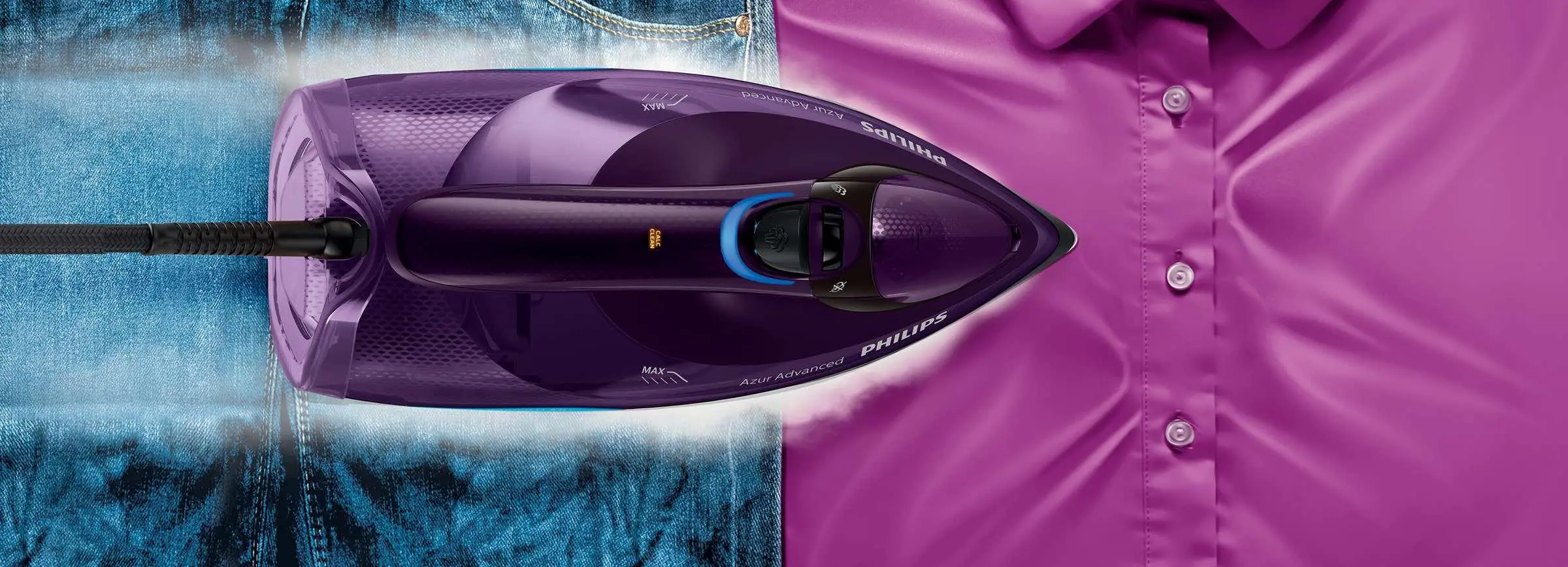 Żelazko Philips Azur Advanced GC4934/30 SteamGlide PLUS 230g/min