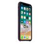Apple Leather Case iPhone X MQTG2ZM/A (oberżyna)