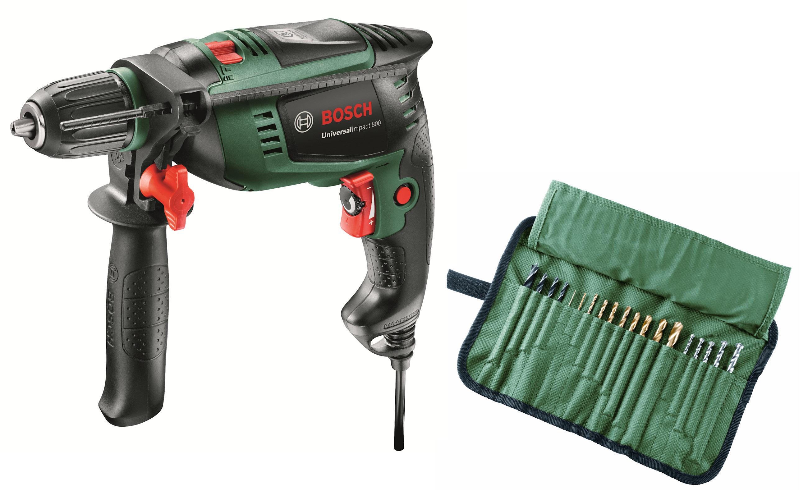 Bosch UniversalImpact 800 (0603131107) + akcesoria 19 części