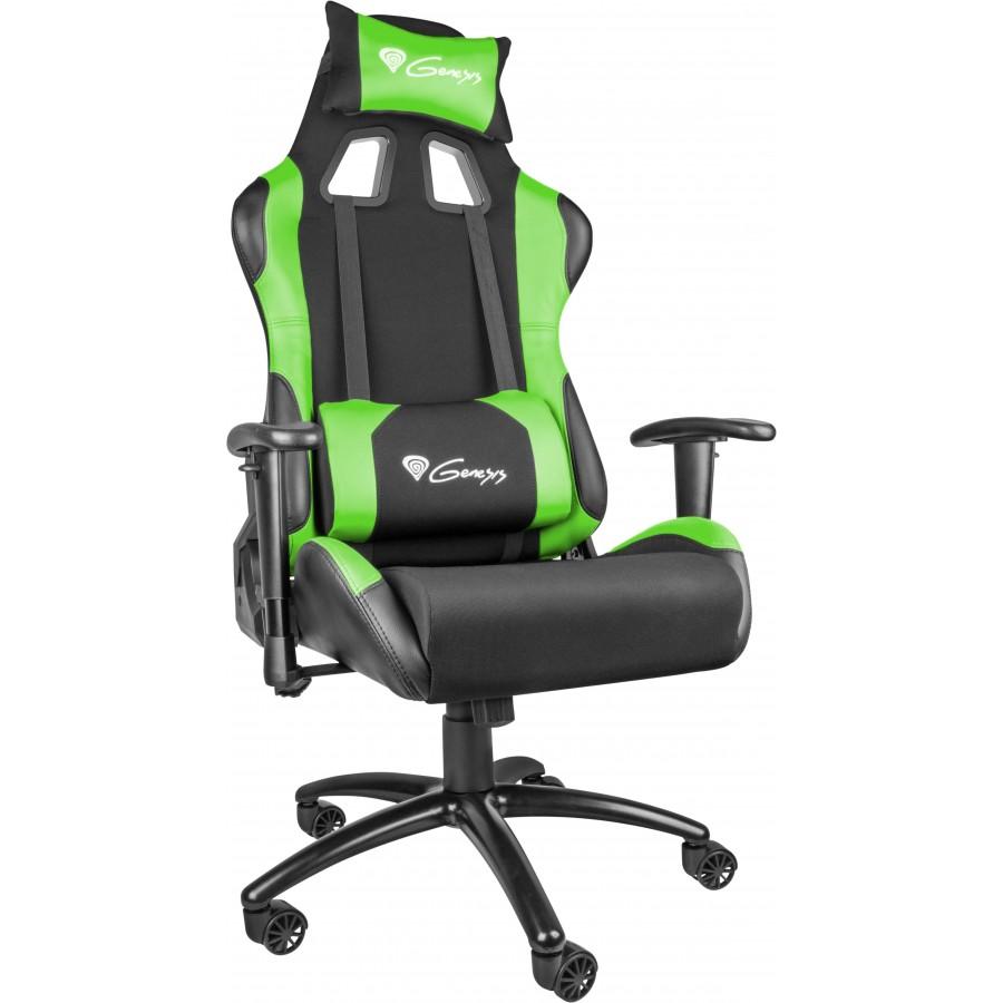 Fotel Genesis Nitro 550 (czarno-zielony)