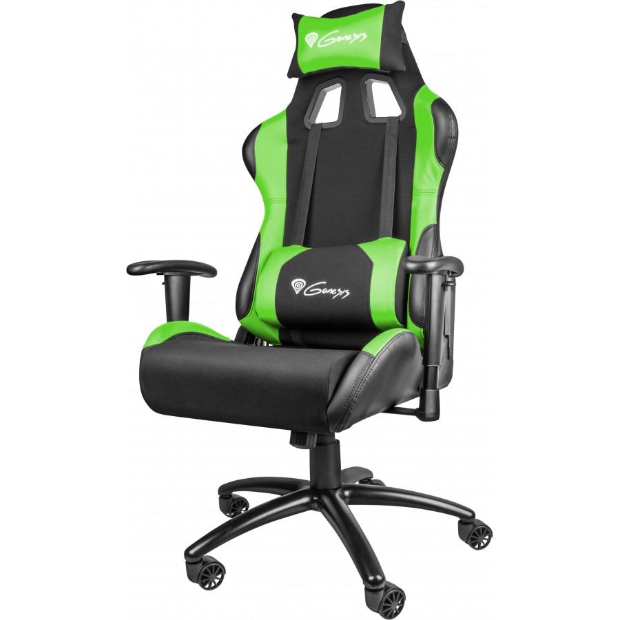Fotel Genesis Nitro 550 (czarno-zielony)