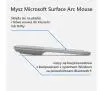 Myszka Microsoft Surface Arc Mouse Platynowy