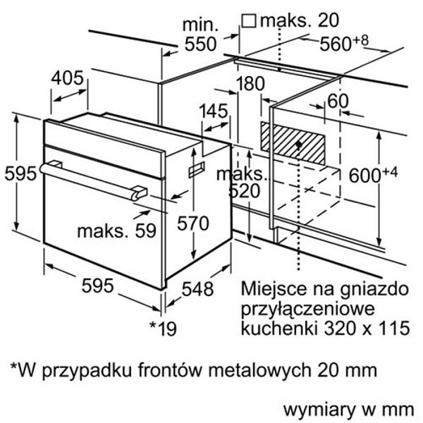 Piekarnik elektryczny Bosch HBG33B550