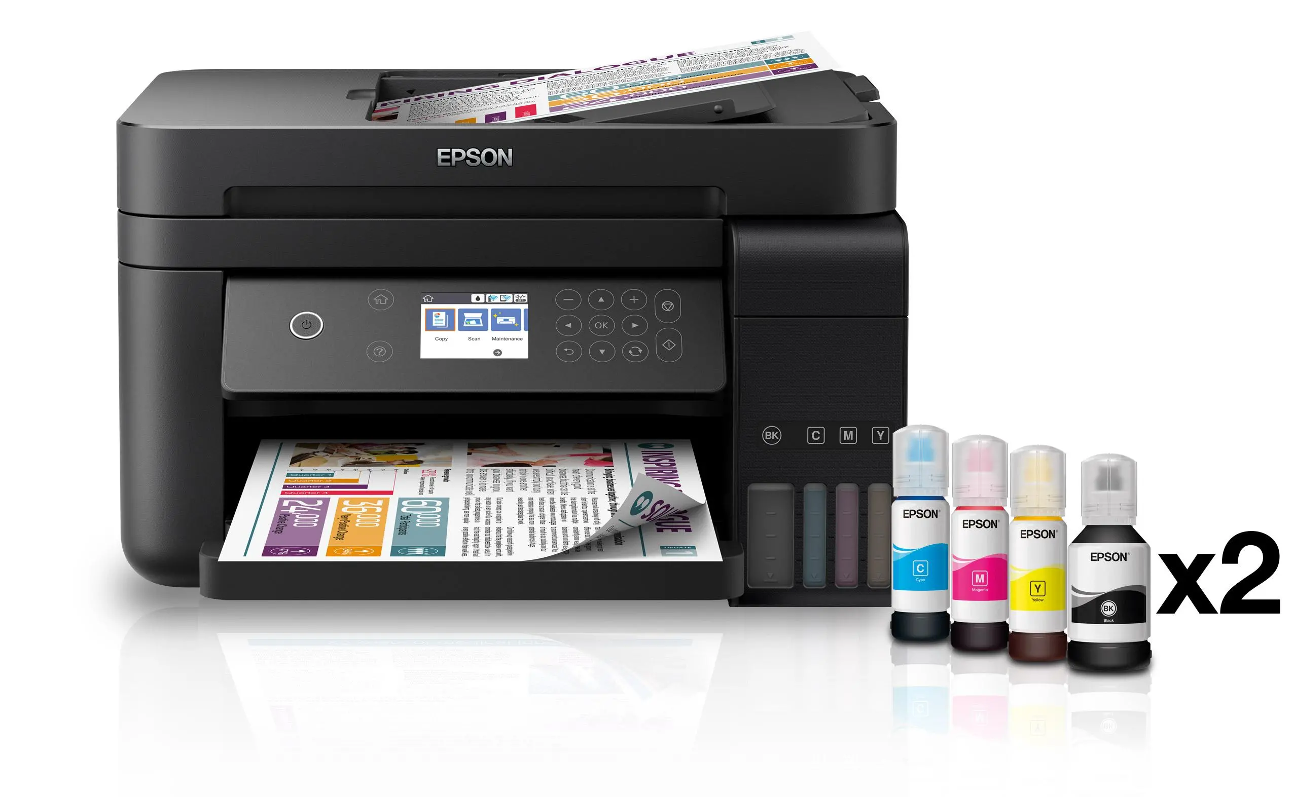 Urządzenie wielofunkcyjne Epson EcoTank L6170 WiFi Czarny